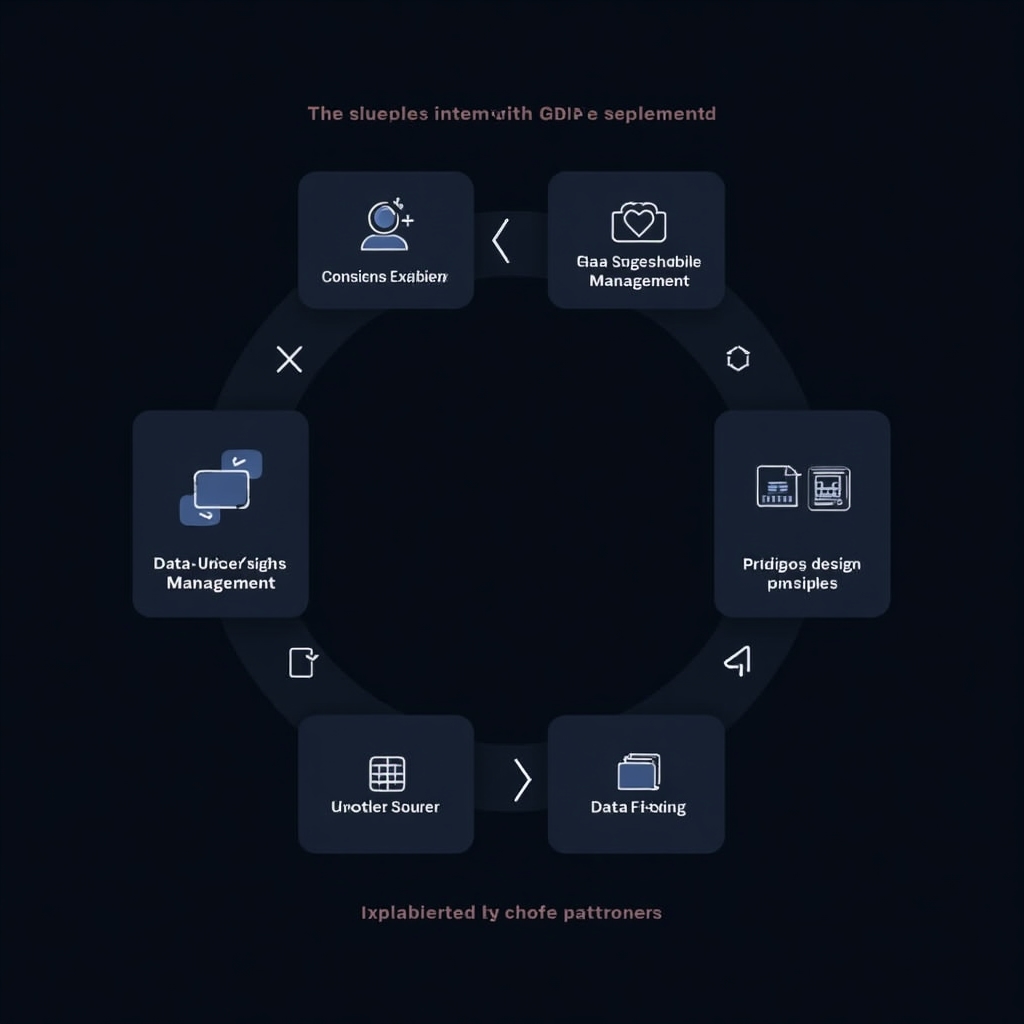 Visualización de cumplimiento GDPR y ciclo de vida de datos personales